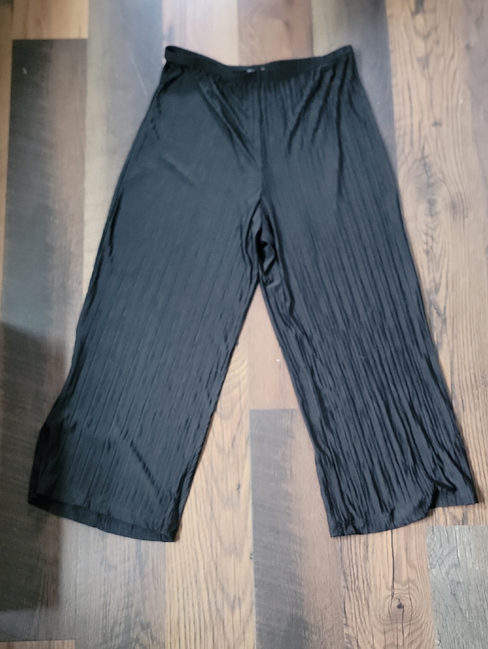 Zac & Rachel Black Wide Leg Pleated Pants